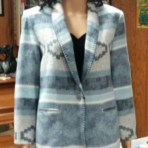 Coldwater Creek shades of blue Blazer, Size  PM